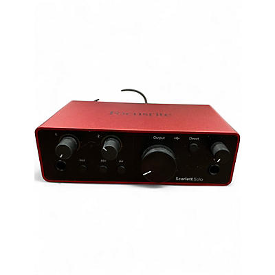 Used Focusrite SCARLETT SOLO GEN 4 Audio Interface