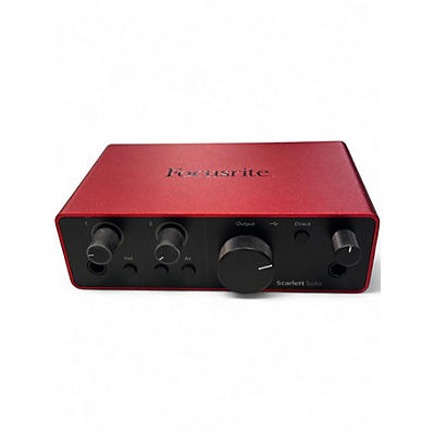 Used Focusrite SCARLETT SOLO GEN 4 Audio Interface