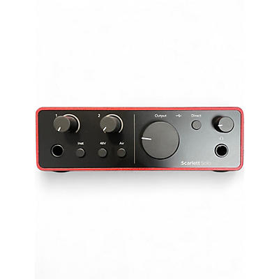 Used Focusrite SCARLETT SOLO GEN 4 Audio Interface