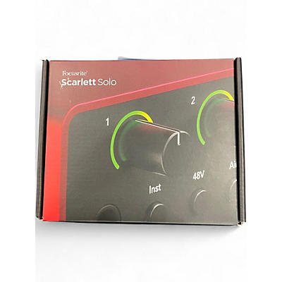Used Focusrite SCARLETT SOLO GEN 4 Audio Interface