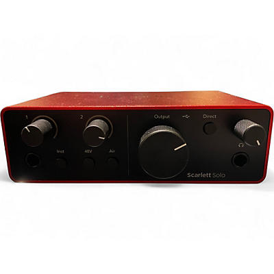 Used Focusrite SCARLETT SOLO GEN 4 Audio Interface