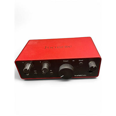 Used Focusrite SCARLETT SOLO Gen 4 Audio Interface