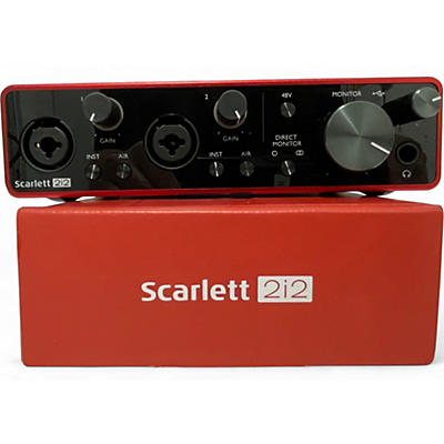 Used Focusrite SCARLETTE 2I2 3RD GEN Audio Interface