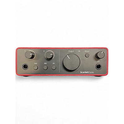 Used Focusrite SOLO GEN 4 Audio Interface