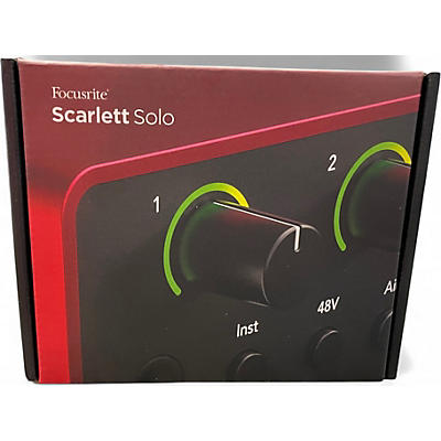 Used Focusrite SOLO GEN4 Audio Interface