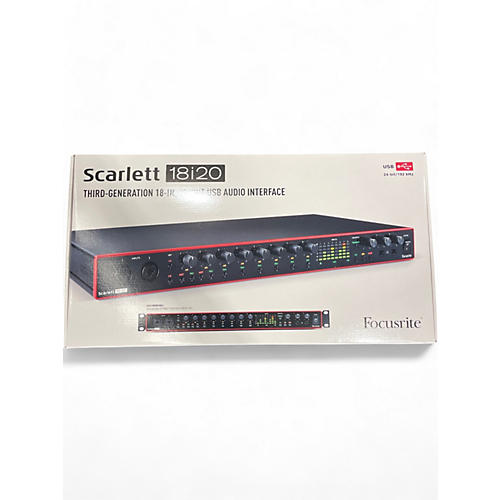 Used Focusrite Scarlett 18i20 Gen 3 Audio Interface