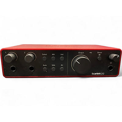 Used Focusrite Scarlett 2i2 4th gen Audio Interface