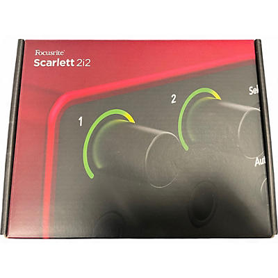 Used Focusrite Scarlett 2i2 Audio Interface