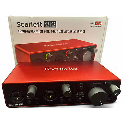 Focusrite Used Focusrite Scarlett 2i2 Gen 3 Audio Interface