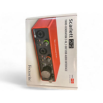 Used Focusrite Scarlett 2i2 Gen 3 Audio Interface