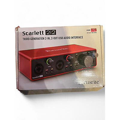 Used Focusrite Scarlett 2i2 Gen 3 Audio Interface