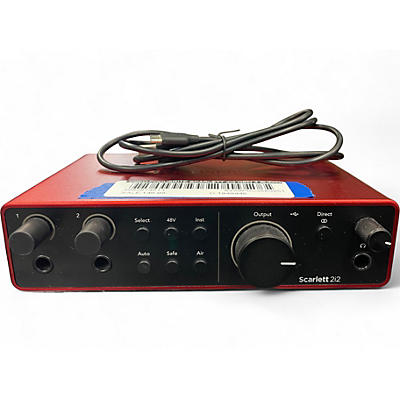 Used Focusrite Scarlett 2i2 Gen 4 Audio Interface
