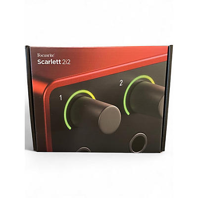 Used Focusrite Scarlett 2i2 Gen 4 Audio Interface