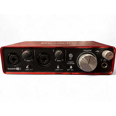 Used Focusrite Scarlett 2i2 studio Audio Interface
