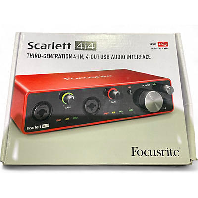 Used Focusrite Scarlett 4i4 Gen 3 Audio Interface
