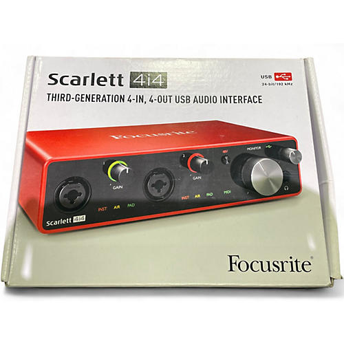 Used Focusrite Scarlett 4i4 Gen 3 Audio Interface