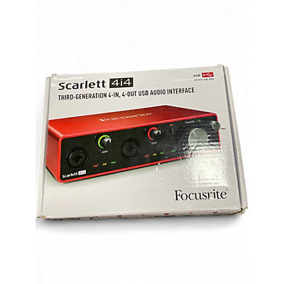 Used Focusrite Scarlett 4i4 Gen 3 Audio Interface