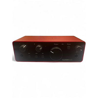 Used Focusrite Scarlett Solo 4TH GEN Audio Interface