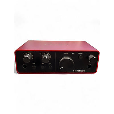 Focusrite Used Focusrite Scarlett Solo 4th Gen Audio Interface