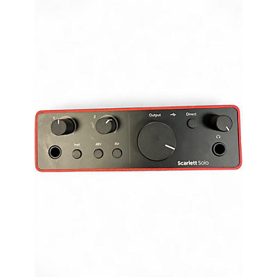 Used Focusrite Scarlett Solo 4th Gen Audio Interface