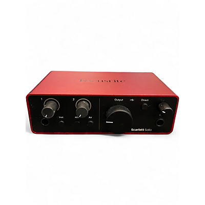 Used Focusrite Scarlett Solo 4th Gen Audio Interface