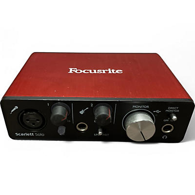 Used Focusrite Scarlett Solo Audio Interface