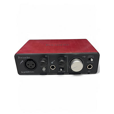 Used Focusrite Scarlett Solo Audio Interface