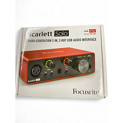 Used Focusrite Scarlett Solo Audio Interface