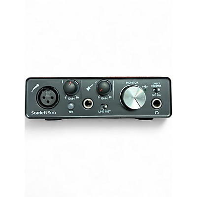 Used Focusrite Scarlett Solo Audio Interface