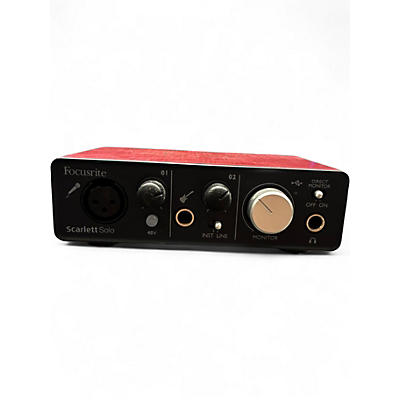 Used Focusrite Scarlett Solo Audio Interface