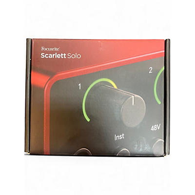 Used Focusrite Scarlett Solo Audio Interface