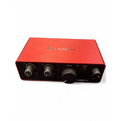 Used Focusrite Scarlett Solo Audio Interface