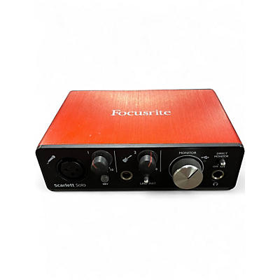 Used Focusrite Scarlett Solo Audio Interface