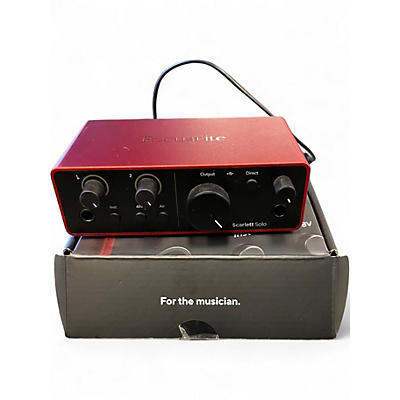 Used Focusrite Scarlett Solo Audio Interface