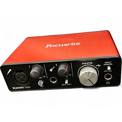 Used Focusrite Scarlett Solo Audio Interface