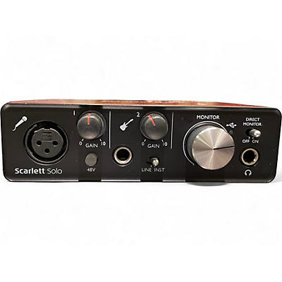 Used Focusrite Scarlett Solo Audio Interface