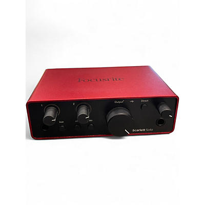 Used Focusrite Scarlett Solo Audio Interface