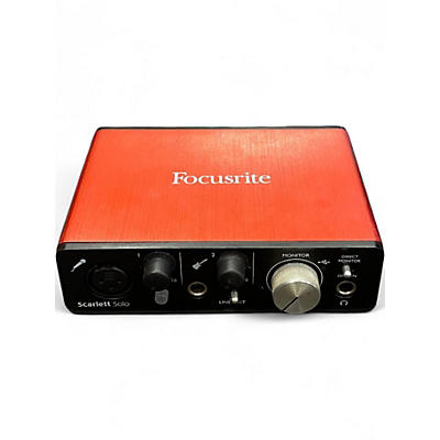 Used Focusrite Scarlett Solo Audio Interface
