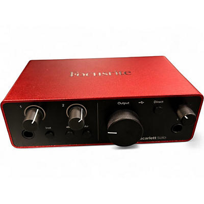 Used Focusrite Scarlett Solo Audio Interface