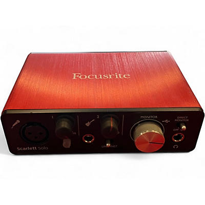 Used Focusrite Scarlett Solo Audio Interface