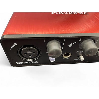 Used Focusrite Scarlett Solo Audio Interface
