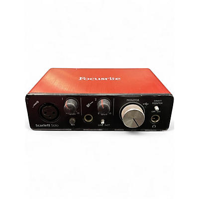 Used Focusrite Scarlett Solo Audio Interface