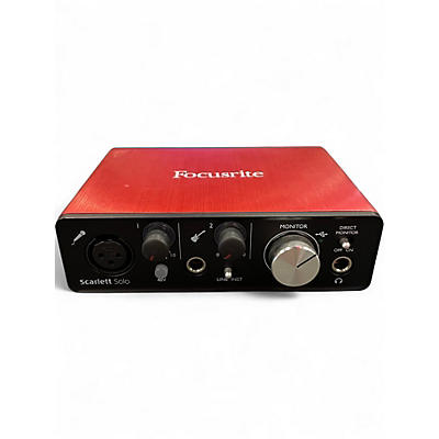 Used Focusrite Scarlett Solo Audio Interface