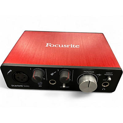 Used Focusrite Scarlett Solo Audio Interface