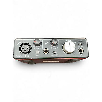 Used Focusrite Scarlett Solo Audio Interface