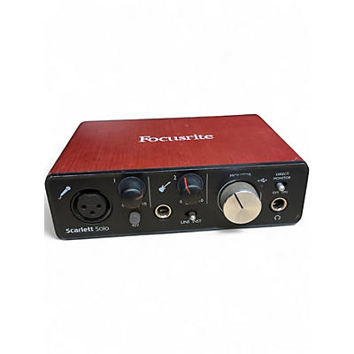 Used Focusrite Scarlett Solo Audio Interface