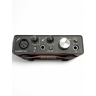 Used Focusrite Scarlett Solo Audio Interface