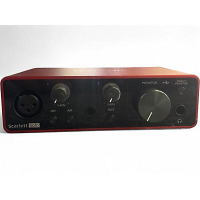 Used Focusrite Scarlett Solo Audio Interface