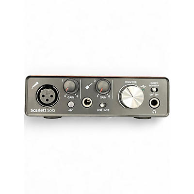 Used Focusrite Scarlett Solo Audio Interface