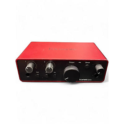 Used Focusrite Scarlett Solo GEN 4 Audio Interface